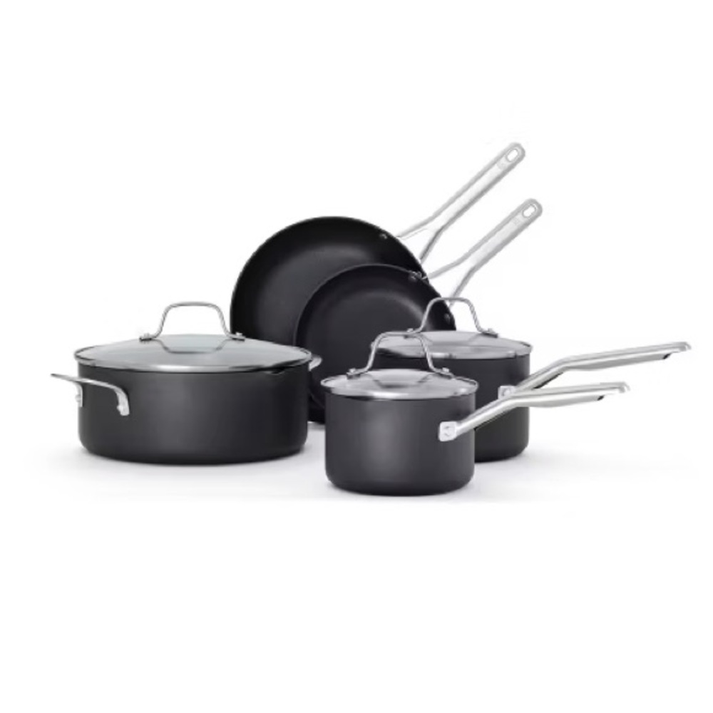 Calphalon Gray Non-Stick Cookware Set